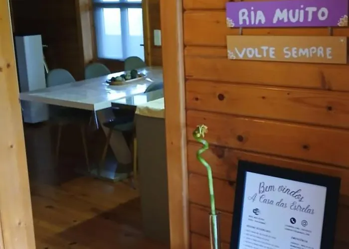 Chale Casa Estrelas Mm Dağ evi Pinhanços